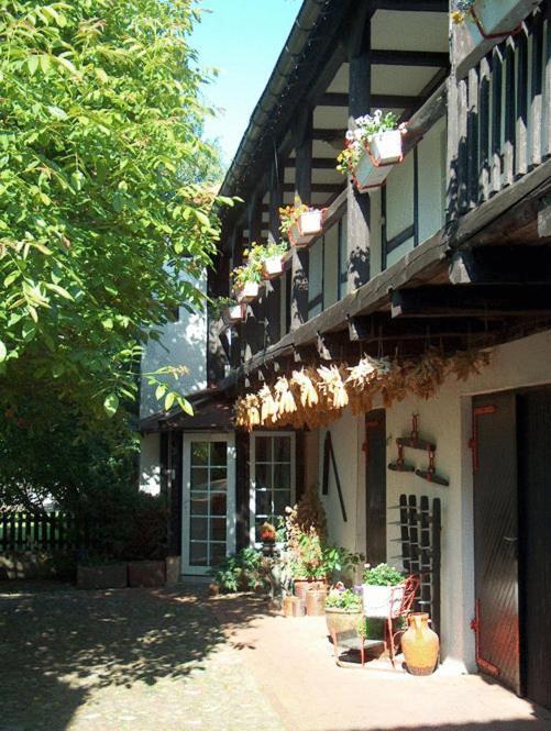 Hotel Garni & Oma'S Heuhotel 'Pension Zur Galerie' Barby Exteriör bild